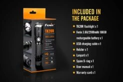 Fenix TK20R Rechargeable Tactical Flashlight 8 Fenix TK20R Rechargeable Tactical Flashlight -Outdoor Camping Store Fenix TK20R Flashlight included