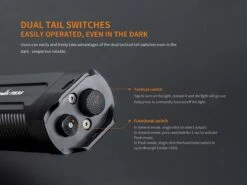 Fenix TK35 UE LED Flashlight 2018 Edition -Outdoor Camping Store Fenix TK35 2018 Flashlight switches