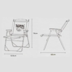 KZM Free Slope Chair -Outdoor Camping Store FreeSlopeChair