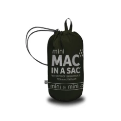 Mac In A Sac Mini Origin Unisex Waterproof Packable Jacket -Outdoor Camping Store Jet black 3