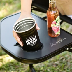 KZM Collapsible Chair With Table 9 KZM Collapsible Chair With Table -Outdoor Camping Store K20T1C010 7 600x600 b0af809f 3a3c 48a2 a35e eee751a4e096