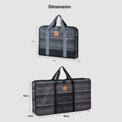 KZM Folding Table Carry Bag 17 KZM Folding Table Carry Bag -Outdoor Camping Store K20T3B001 dimensionwithK9T3B001