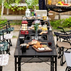 KZM Union Iron Mesh 2 Folding Table -Outdoor Camping Store K20T3U003 10 600x600 9c239809 3572 4ecc 8b9c 73318224e198