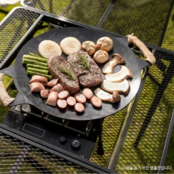 KZM Union Iron BBQ Plate -Outdoor Camping Store K20T3U011 8 600x600 17821ea4 201d 4c70 9749 d6e9b144c266