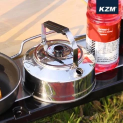 KZM Stainless Steel Kettle 0.8L -Outdoor Camping Store K21T3K08 05