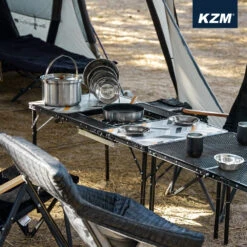 KZM Connect 3 Folding BBQ Table -Outdoor Camping Store K22T3U02 1000 4