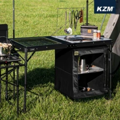 KZM Iron Mesh Cabinet Kitchen Table II -Outdoor Camping Store K9T3U004 5 600x600 17a0a03b d9ed 4264 b6ff f603a2166f8f