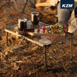 KZM Iron Mesh Picnic Table -Outdoor Camping Store K9T3U013 3