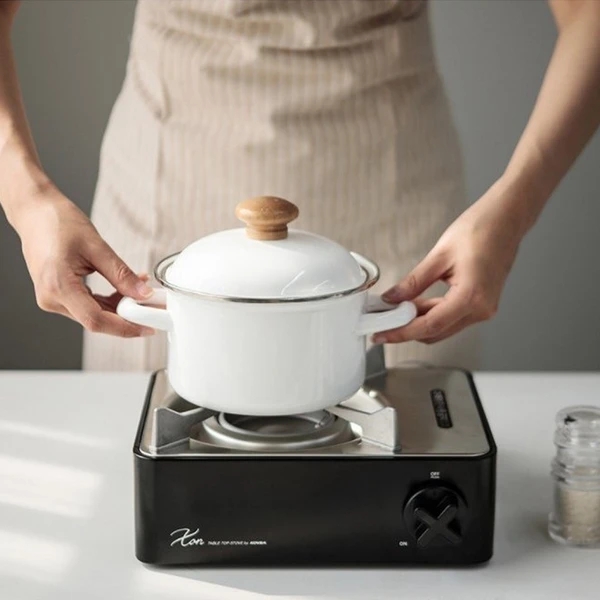 Kovea X On Mini Gas Stove White 3 Kovea X On Mini Gas Stove White - Image 3