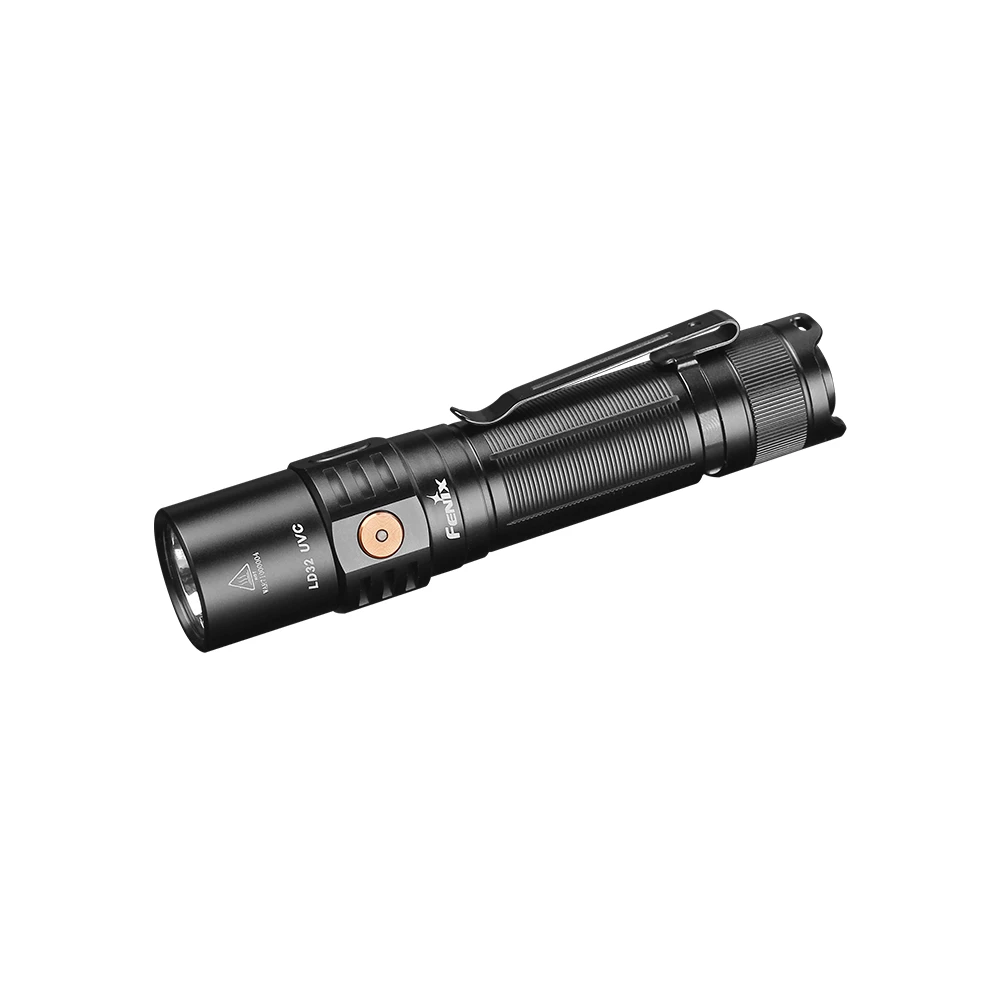 Fenix LD32 UVC XHP 35 HI And 10mW UVC LED Flashlight Black 1 Fenix LD32 UVC XHP 35 HI And 10mW UVC LED Flashlight Black