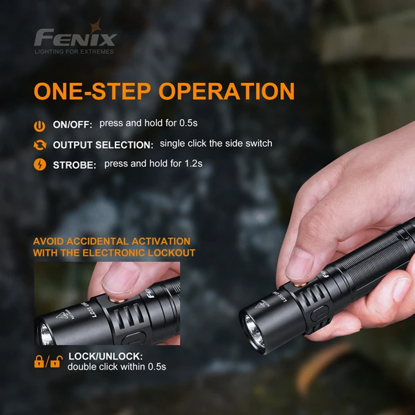 Fenix LD32 UVC XHP 35 HI And 10mW UVC LED Flashlight Black 9 Fenix LD32 UVC XHP 35 HI And 10mW UVC LED Flashlight Black - Image 9