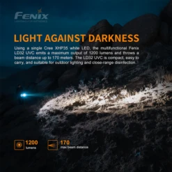 Fenix LD32 UVC XHP 35 HI And 10mW UVC LED Flashlight Black 15 Fenix LD32 UVC XHP 35 HI And 10mW UVC LED Flashlight Black -Outdoor Camping Store LD32 9 600x600 0461fdd0 8659 4a0e a455 e16fb090fd4c