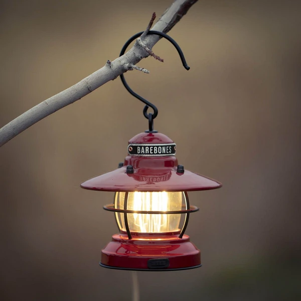 Barebones Edison Mini Lantern Red - (3-Pack) 4 Barebones Edison Mini Lantern Red - (3-Pack) - Image 4