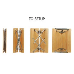 Snow Peak Single Action Table Long, Bamboo Top 10 Snow Peak Single Action Table Long, Bamboo Top -Outdoor Camping Store LV 015TR setup