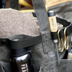 Post General Waxed Canvas Tool Bag Round - Grey 15 Post General Waxed Canvas Tool Bag Round - Grey -Outdoor Camping Store Life 02 344bf33e 67e3 421a 9fce 278d74883603