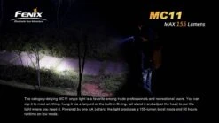Fenix MC11 Anglelight Black Upgraded Version 155 Lumens -Outdoor Camping Store MC11 2 34871 64017.1443047020