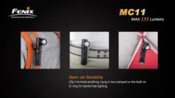 Fenix MC11 Anglelight Black Upgraded Version 155 Lumens -Outdoor Camping Store MC11 4 97411 47426.1443047020