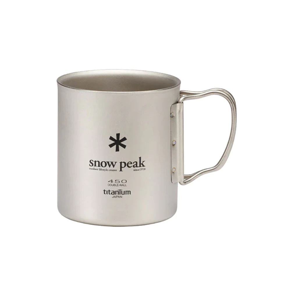 Snow Peak Titanium Double Wall Cup 450ml 1 Snow Peak Titanium Double Wall Cup 450ml