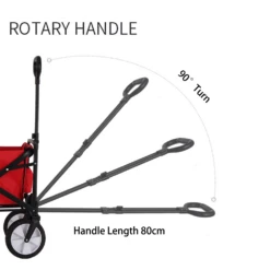 Camp Leader Camping Push Wagon - Black -Outdoor Camping Store MON42 8 edited