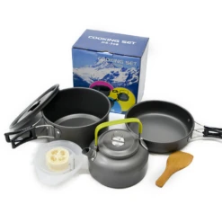 Camp Leader Camping Cookset 2-3 Person 8 Camp Leader Camping Cookset 2-3 Person -Outdoor Camping Store MON43 5