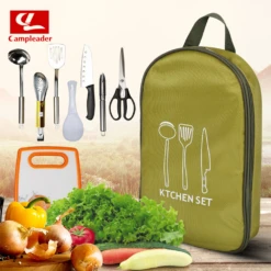 Camp Leader Outdoor Kitchenware 8 Piece Set -Outdoor Camping Store MON44 3