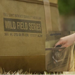 KZM Field Multi Carry Bag 100L & 130L -Outdoor Camping Store Mesh pocket