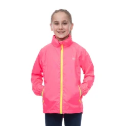 Mac In A Sac Mini Neon Waterproof Packable Jacket -Outdoor Camping Store Neon pink 1