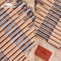 Campingmoon Stainless Steel Tent Pegs Silver 22 Campingmoon Stainless Steel Tent Pegs Silver -Outdoor Camping Store R26 8 6