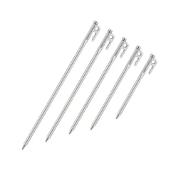 Campingmoon Stainless Steel Tent Pegs Silver 17 Campingmoon Stainless Steel Tent Pegs Silver -Outdoor Camping Store R30 8 3
