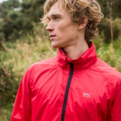 Mac In A Sac Origin Unisex Waterproof 7000mm Packable Jacket -Outdoor Camping Store Red 6