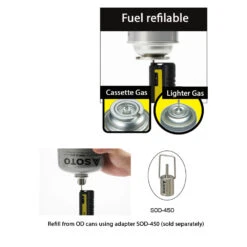 Soto Slid Gas Torch -Outdoor Camping Store ST 480CEXP 04