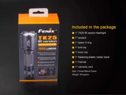 Fenix TK25 LED Flashlight IR Version BLACK 9 Fenix TK25 LED Flashlight IR Version BLACK -Outdoor Camping Store TK25IR 16 E 47064.1491574555
