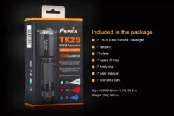 Fenix TK25 LED Flashlight RB Version Black 15 Fenix TK25 LED Flashlight RB Version Black -Outdoor Camping Store TK25RB Hunting Flashlight Included
