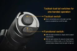 Fenix TK25 LED Flashlight RB Version Black 12 Fenix TK25 LED Flashlight RB Version Black -Outdoor Camping Store TK25RB Hunting Flashlight Switches