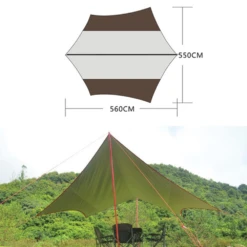 Vidalido Butterfly Tarp L - Tan 12 Vidalido Butterfly Tarp L - Tan -Outdoor Camping Store TP 500 1