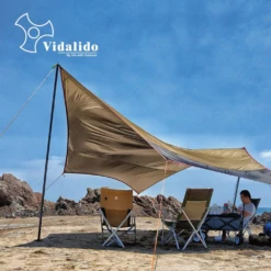 Vidalido Butterfly Tarp L - Tan 17 Vidalido Butterfly Tarp L - Tan -Outdoor Camping Store TP 500 2