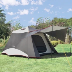 Vidalido Large Instant Cabin Tent Plus - White Coffee -Outdoor Camping Store TT 091 5 6