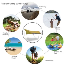 Vidalido Small Butterfly Tarp -Outdoor Camping Store TT 340