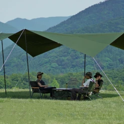 DoD Cheese Tarp M - Khaki -Outdoor Camping Store TT10 739 KH 2