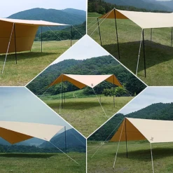 DoD Cheese Tarp M - Khaki -Outdoor Camping Store TT10 739 KH 8