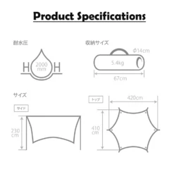 DoD Itsuka No Tarp -Outdoor Camping Store TT5 631 BK 4 1897d0cf 60e1 4edc 86b3 fc2cc31e333c