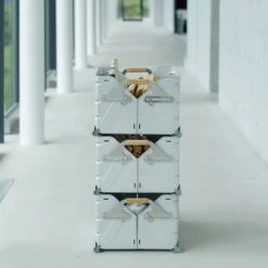 Snow Peak Stacking Shelf Container -Outdoor Camping Store UG 055G 03