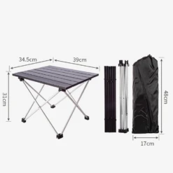 Camp Leader Aluminium Folding Table Black 7 Camp Leader Aluminium Folding Table Black -Outdoor Camping Store Untitled 4