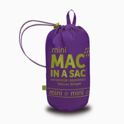 Mac In A Sac Mini Origin Unisex Waterproof Packable Jacket -Outdoor Camping Store Violet 3