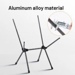 Hewolf Space Small Aluminum Alloy Foldable Chair -Outdoor Camping Store aliexpress 1129 142823 06