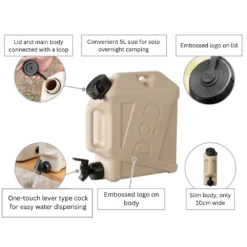 DoD Jiminy Water Tank Solo 4.5L -Outdoor Camping Store jiminy