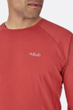 Rab Force LS Tee - Steel 8 Rab Force LS Tee - Steel -Outdoor Camping Store qbu 68 pic03
