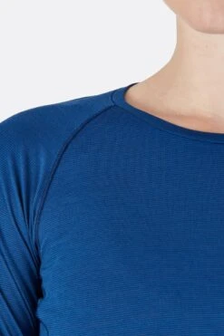 Rab Forge Long Sleeve Tee Women's - Blueprints -Outdoor Camping Store qbu 86 pic03