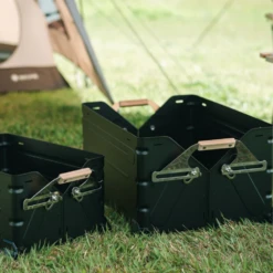 Snow Peak Stacking Shelf Container 50 Black Limited Edition 21 Snow Peak Stacking Shelf Container 50 Black Limited Edition -Outdoor Camping Store snowpeak2