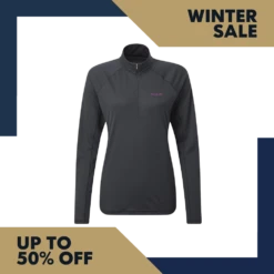 Rab Pulse LS Zip Women's Ebony